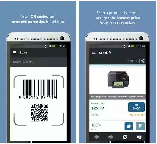 barcode scanner qr code reader and app